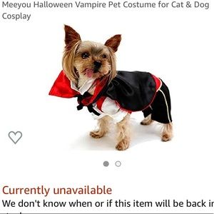 vampire costume for small dog